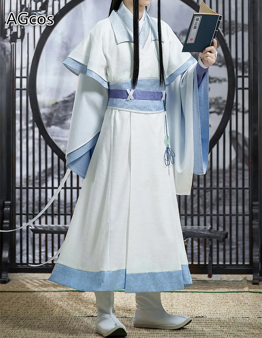 

Костюм для косплея AGCOS Mo Dao Zu Shi Youngster Lan Wang Ji аниме Mo Dao Zu Shi