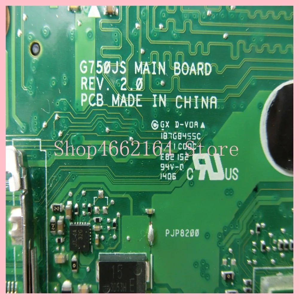 Материнская плата для ноутбука ASUS G750JS G750JM G750JW G750JH G750JX G750J G750|Компьютерные кабели и