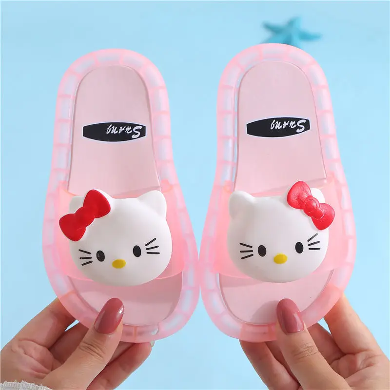 

Children's slippers summer children's net red baby animals glowing cute indoor and outdoor non-slip boys and girls sandals