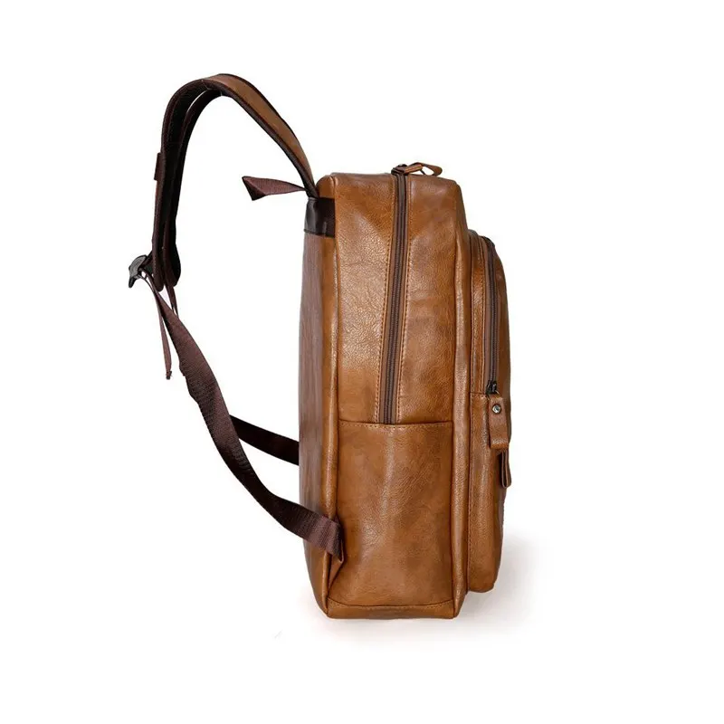 Модный мужской рюкзак из водонепроницаемой искусственной кожи дорожная сумка