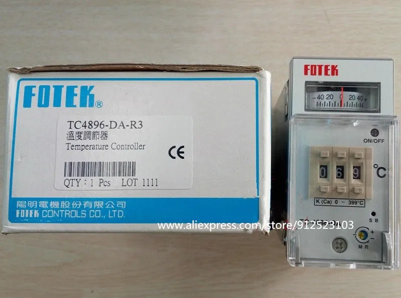 

TC4896-DA-R3 FOTEK Temperature Controller DIN 48*96 New & Original TC-4896-DA