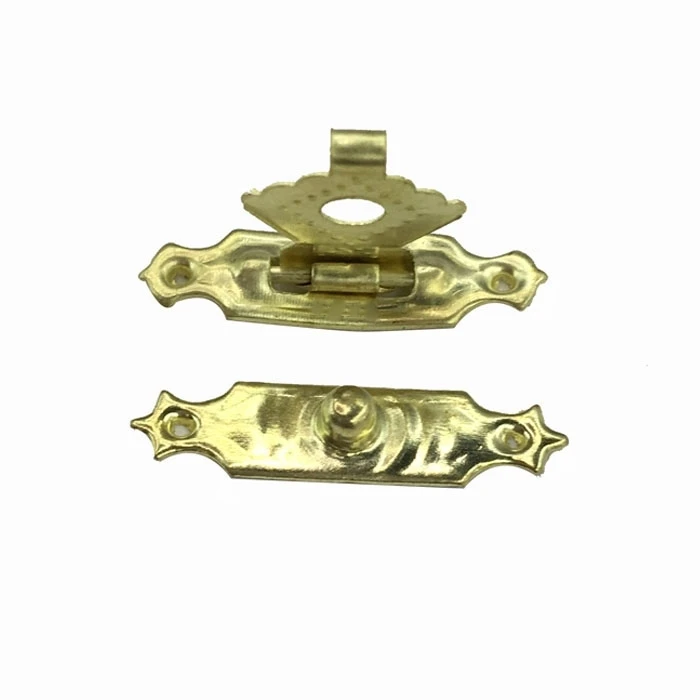 1000 шт золотой замок Agraffe Пряжка темная деревянная упаковочная коробка части