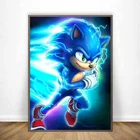 5D алмазная живопись мультфильм Sonic видео игры полная дрель квадратныекруглые наборы для вышивки крестиком Стразы мозаика вышивка домашний декор