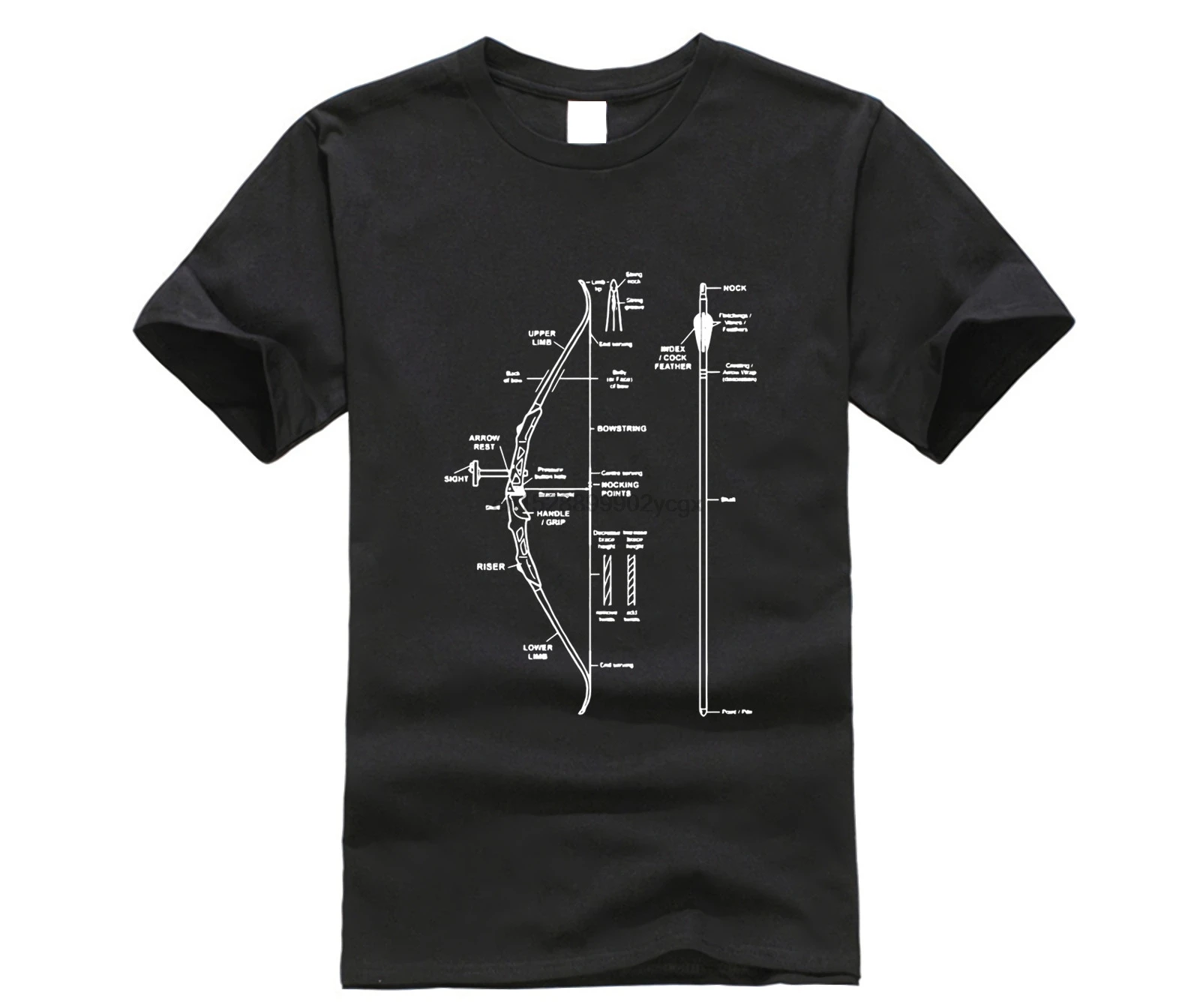 Футболки с изображением иллюстраций мужские футболки блочным луком стрельбой из