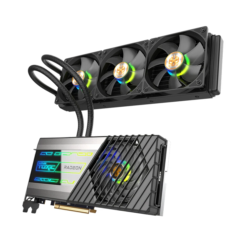 

Sapphire RX 6900 XT 16GB D6 Poison Desktop Graphics Cards GDDR6 RDNA2 Architecture Water-Cooled RX6900XT E-Sports Video Card