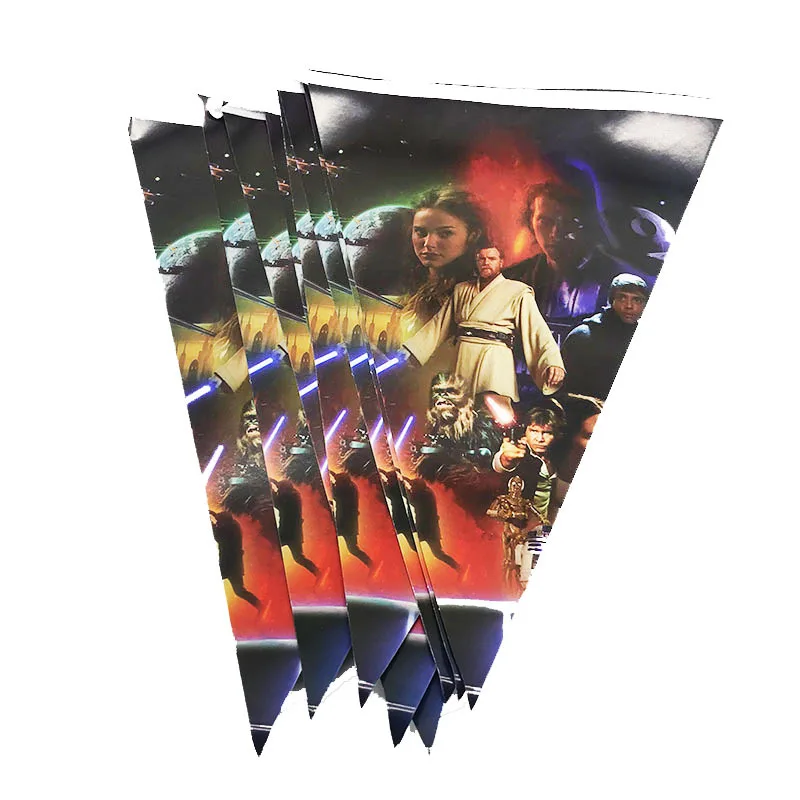 24 шт кекс Звездные войны Торт Топперы мультфильм украшение карты подставки для