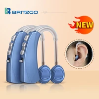 britzgo hearing aid for deafnesswireless digital magnetic suction charging sound amplifierear hearing aid deaf aid