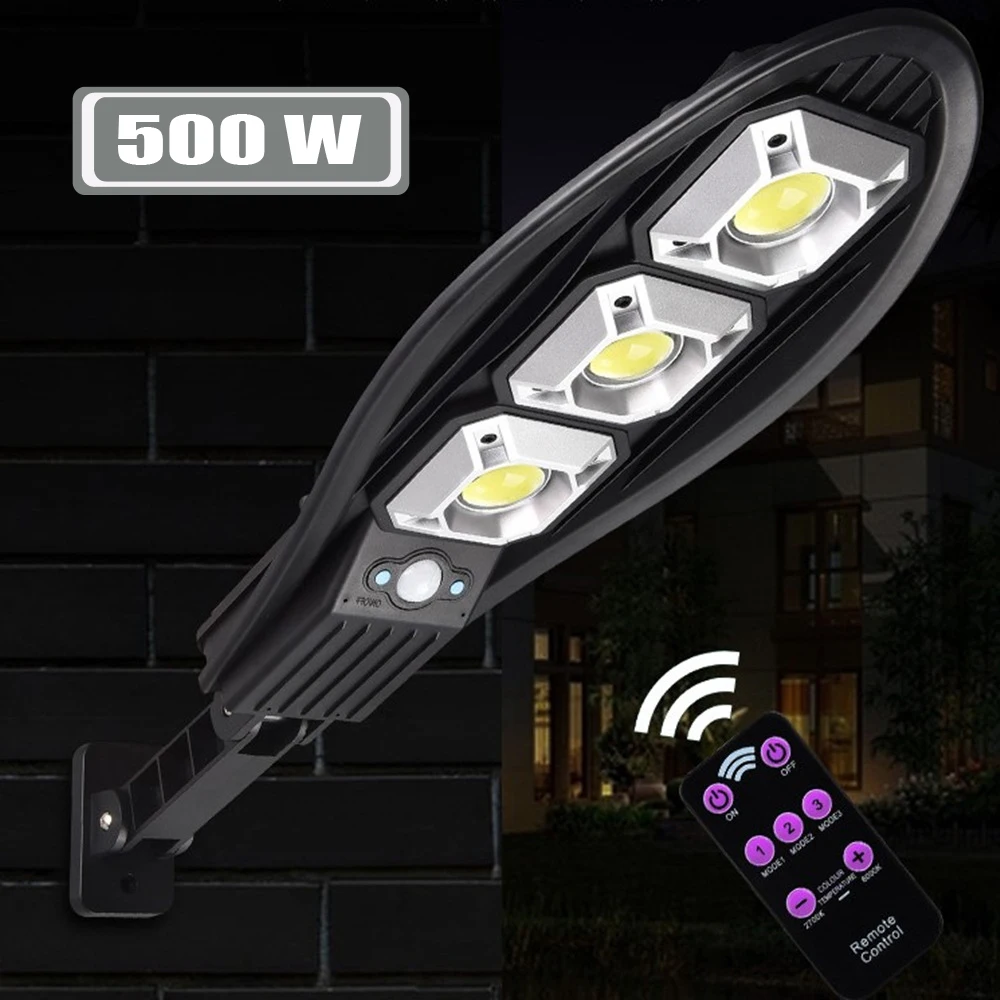 Светодиодный солнечный светильник 500 Вт Открытый Солнечный лампа на солнечных