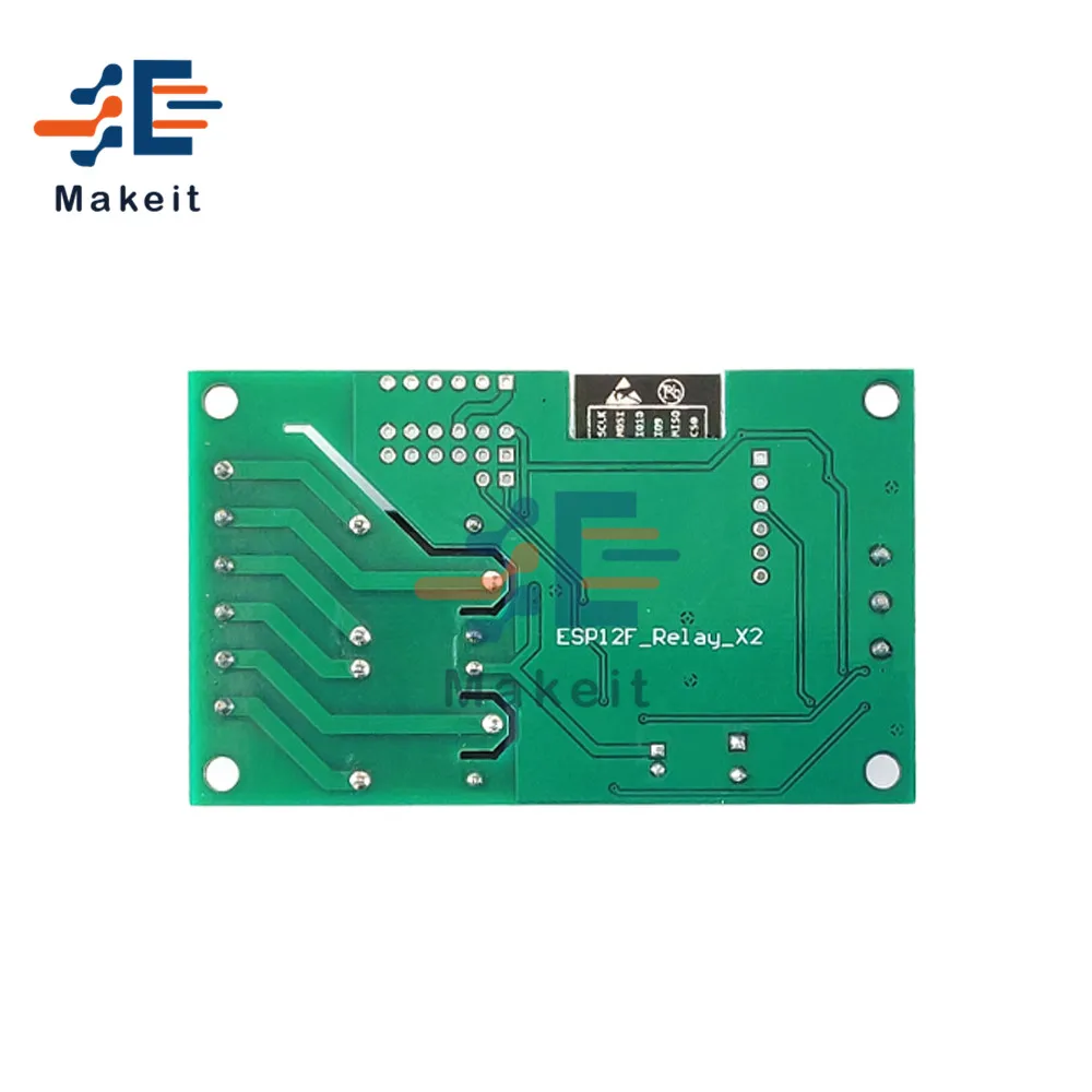 5V/8 80V ESP8266 Беспроводной WI FI 2 канала 4 Канальный Релейный Модуль ESP 12F макетная плата