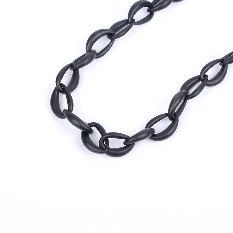 

YD&YDBZ Punk Large Chunky Chain Choker Necklaces For Women Hip Hop Black Metal Link Chains Long Necklace 2021 Costume Jewelry