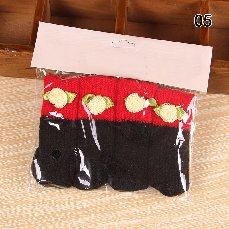 Новинка 4 шт./компл. чехлы для ног на стул покрытие защита пола нескользящая