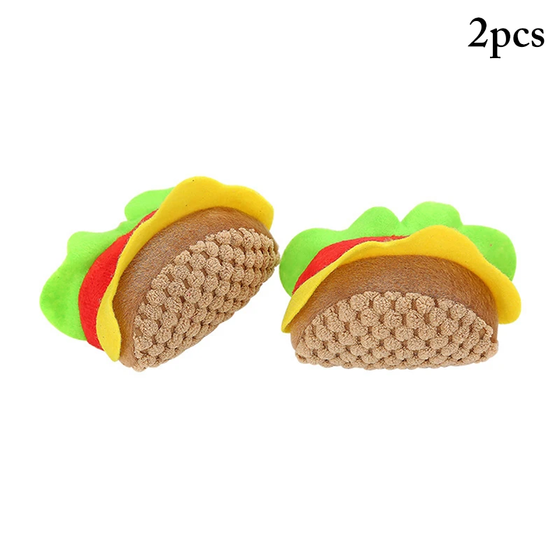 

2 шт., игрушка-Гамбургер для домашних животных