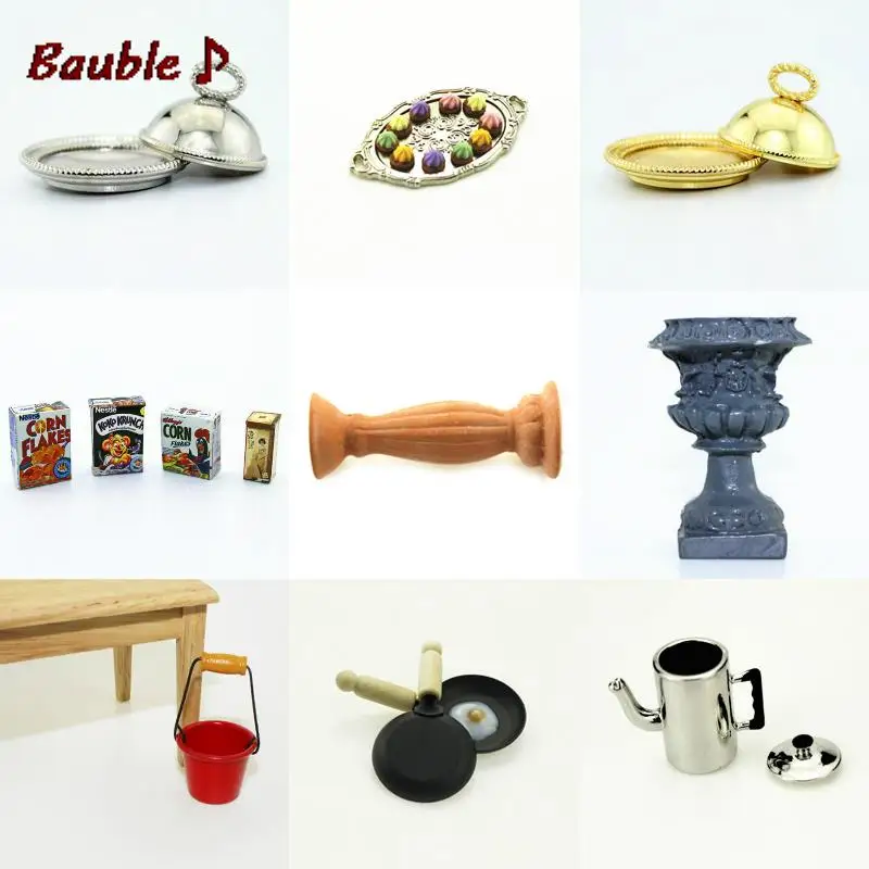 1:1 шт. игрушка искусственный кукольный домик миниатюрный чайник для завтрака