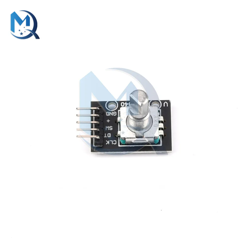 KY-040 360 Degrees Rotary Encoder Module with 15×16.5 mm Potentiometer Knob Cap for Arduino Brick Sensor Switch 5Pcs - купить по