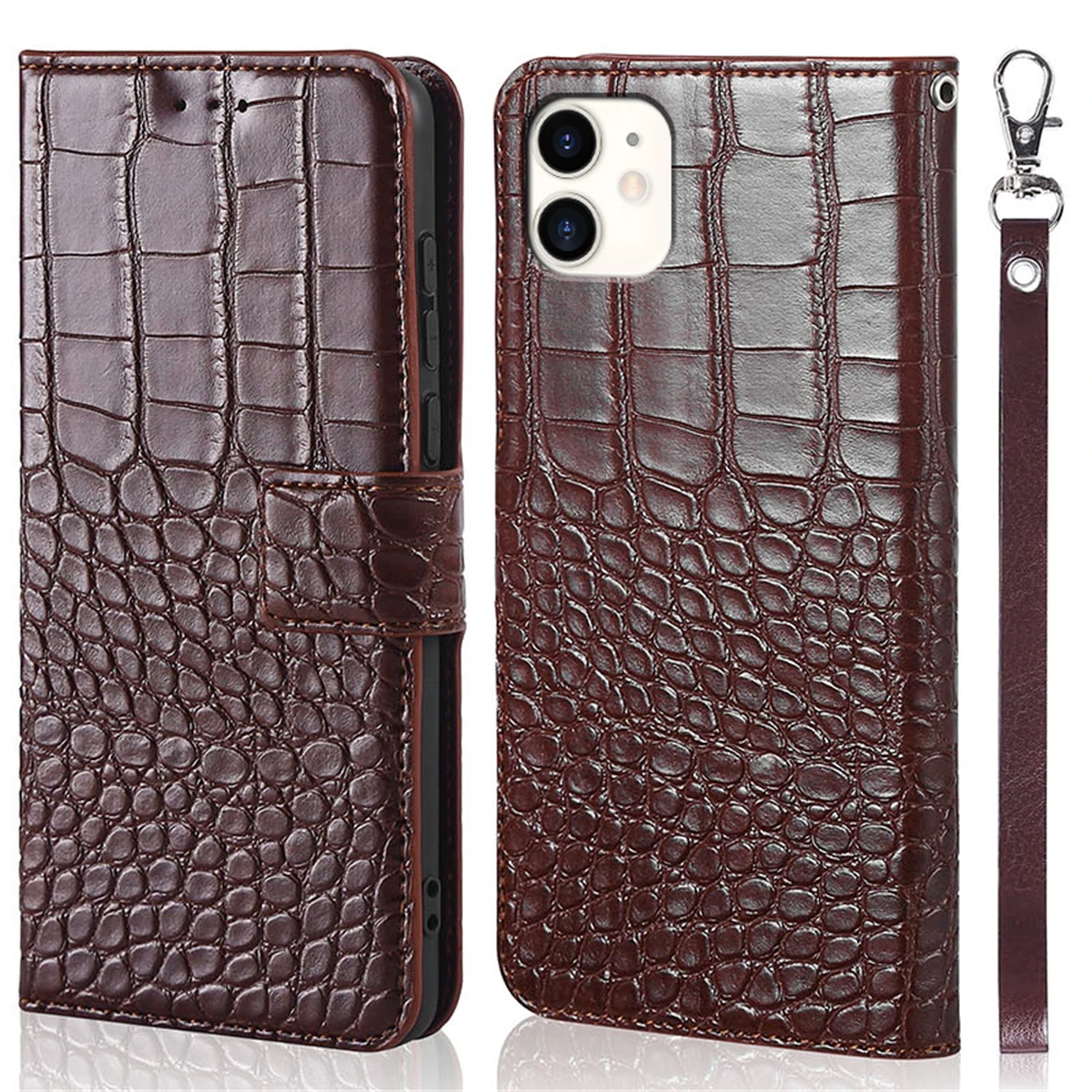 Кожаный чехол-книжка с ремешком для Wiko Robby 2 | Мобильные телефоны и аксессуары