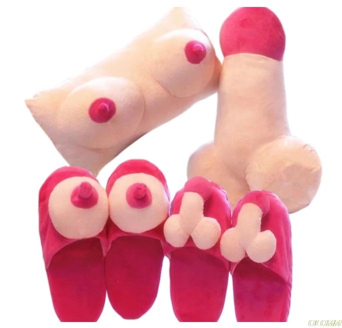 Горячая Распродажа 2019 зимние тапочки женские креативные забавные домашние для