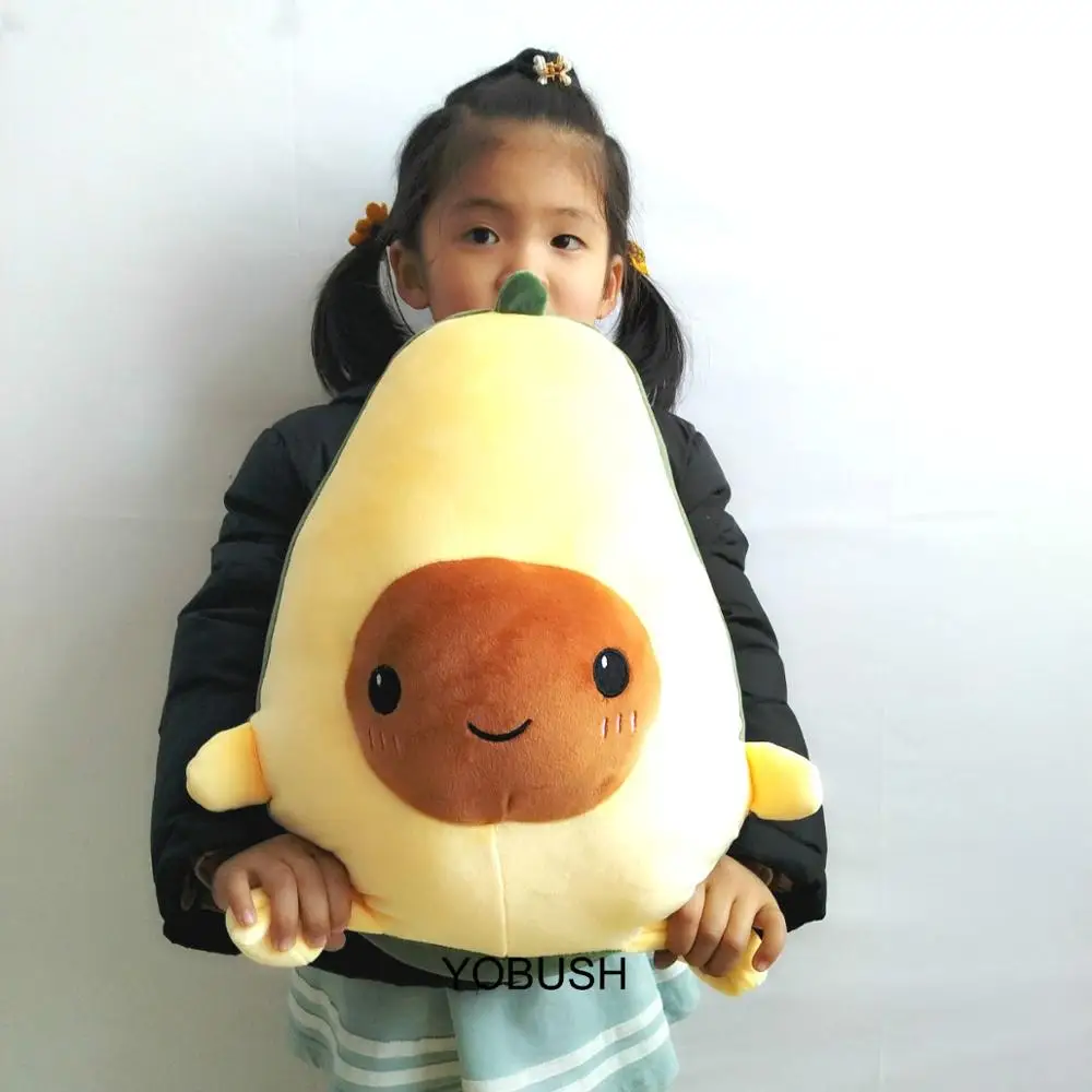 Счастливая семья авокадо плюшевая игрушка Забавный малыш зеленые фрукты
