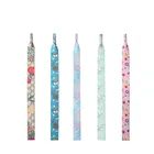 1 пара милых цветных плоских шнурков Макарон для женщин и мужчин ручная роспись высокие спортивные повседневные баскетбольные ботинки шнурки Аксессуары