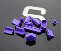 Purple Горячая Распродажа, цветная силиконовая противопылевая заглушка, заглушка для ноутбука, Пылезащитная заглушка для ноутбука, Пылезащитная заглушка для USB, аксессуары для компьютера - Цвет: Purple