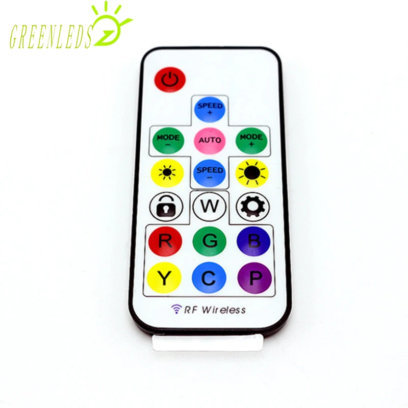 Контроллер LED Pixel RGB RF17Keys пульт дистанционного управления JM-HC-17KEY DC5-24V 2048 точек