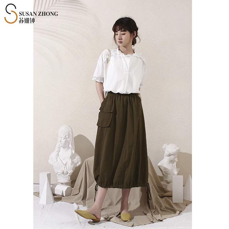 Женская винтажная юбка в клетку дизайнерская Минималистичная бальная из хлопка