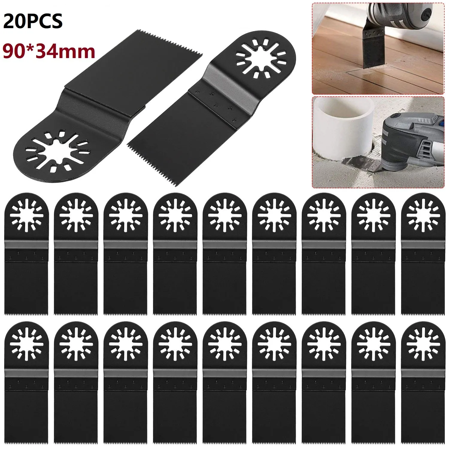 

20pcs Saw Blades Multifunctional Tool Accessory For Fein Multimaster Multi Wood Cut Kit Chipboard Tool Circular Saw Blade
