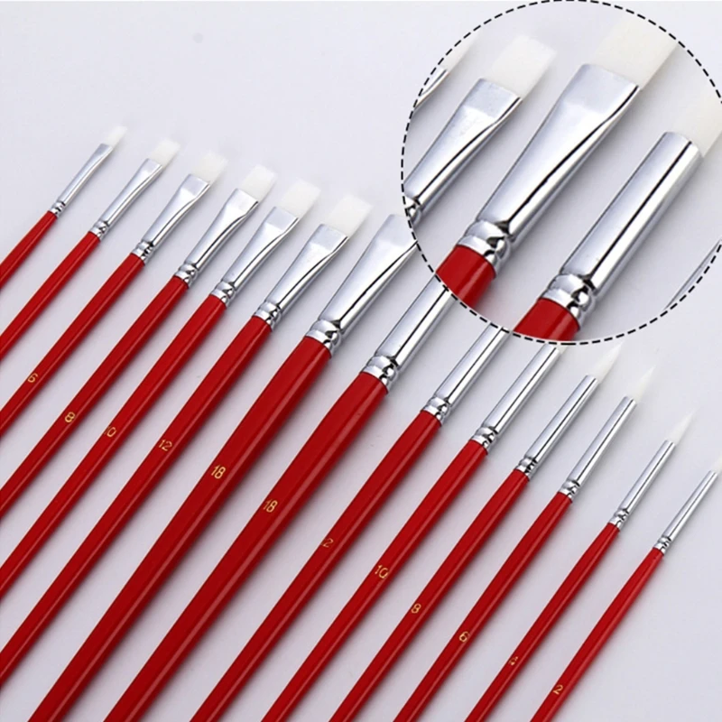 

All-in-one Acrylic Paint Brush 38 Pieces Brush Pen w/ Roll-out Canvas Wrap 7 Types Brush Tips for Beginner Kids Adults