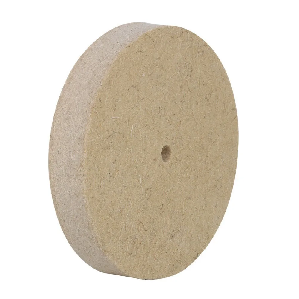 

6Inch 150mm Wool Polishing Felt Buffing Wheel Polisher Buffer Pad For Metal Glass Fine Mirror Grinder Polisher Tool