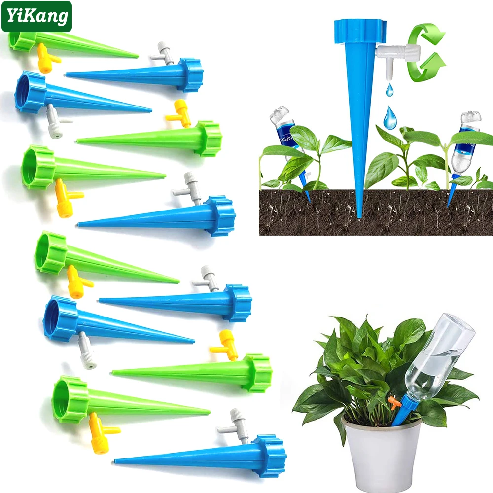 

120/24/36/6pcs Adjustable Garden Watering Dripper Kits Automatic Drip Irrigation System Plant Flower Potted Self Watering Tools