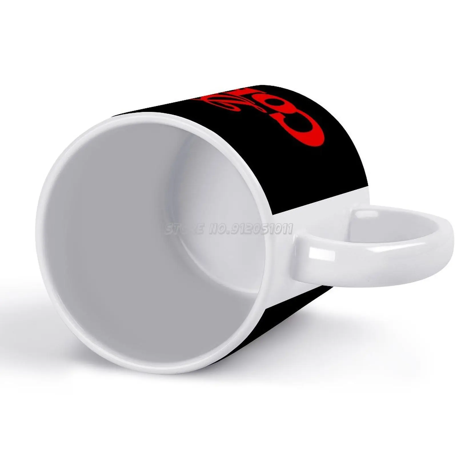 Круглая белая кружка керамическая чайная чашка подарок на день рождения