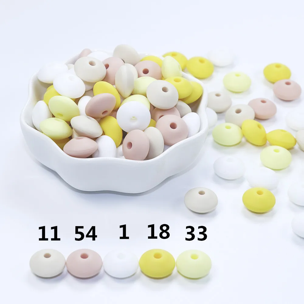 BOBO. BOX 500 шт Силиконовые бусины 12 мм перле Силиконовые Прорезыватели DIY бусины пищевого качества силиконовые счеты бусы Прорезыватели ожерелье уход