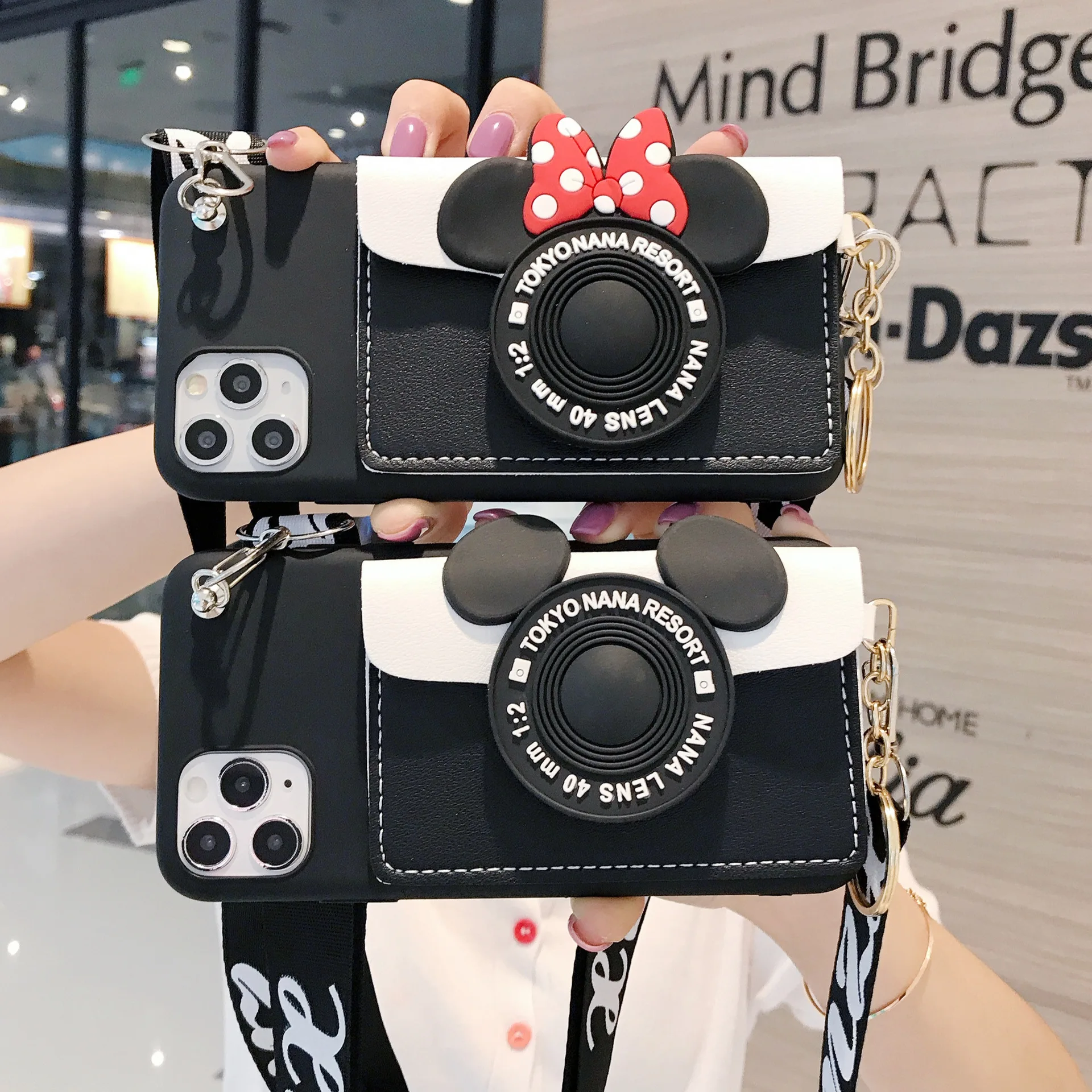 Lanyard Cute leather Wallet TPU Phone Case For Xiaomi Redmi 11 10S 10 pro 5G 11E 11T 10X 10 11S