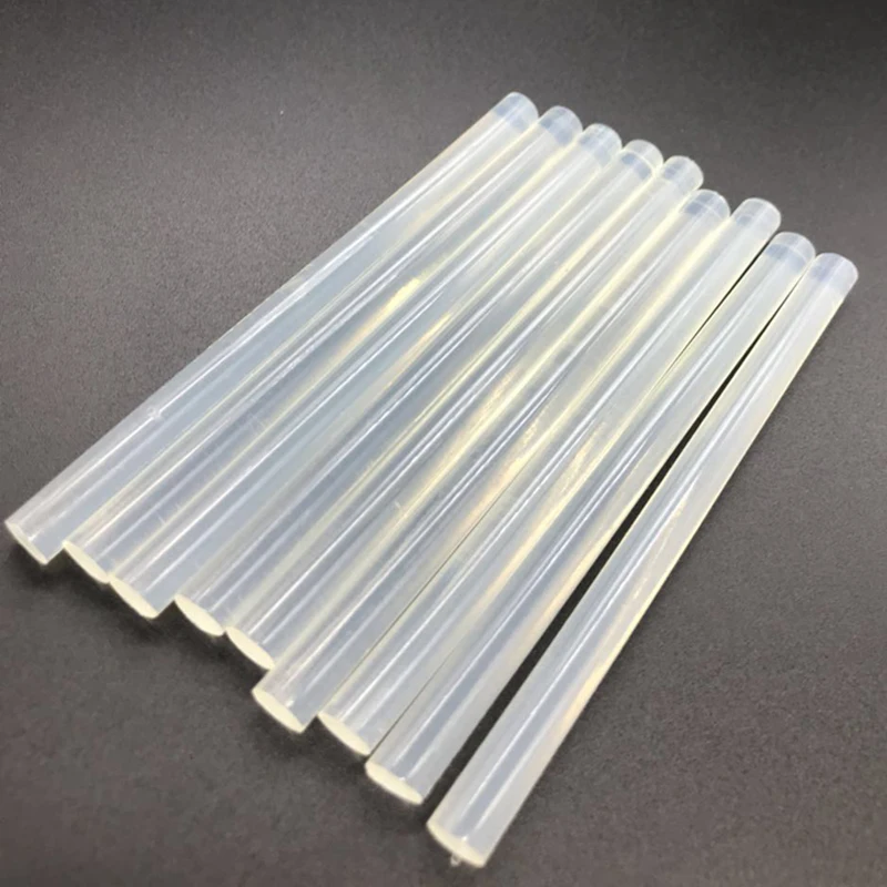 

10 Pcs / Set 7mm Hot Melt Glue Stick for Heat Pistol Glue 7x100mm High Viscosity Repair Tool Kit DIY