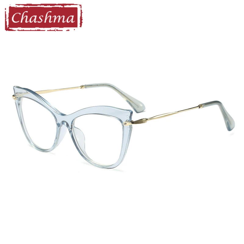 Прозрачная коричневая фотохромная оправа Chashma для женщин из ацетатного стекла