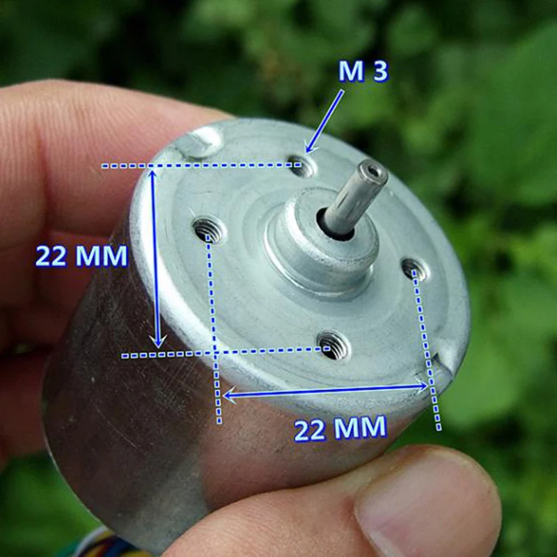 Миниатюрный маленький бесщеточный электродвигатель постоянного тока 6 в 9 12 В 36
