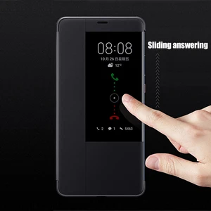 original smart view case for huawei mate 20 pro auto sleep wake up flip cover slim phone case for huawei mate20 fundas capa free global shipping