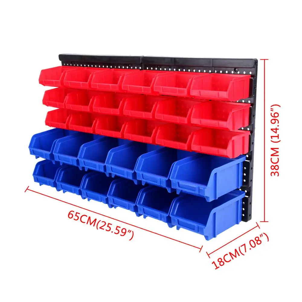 Настенный ящик для хранения инструментов набор настенная полка с ящиками