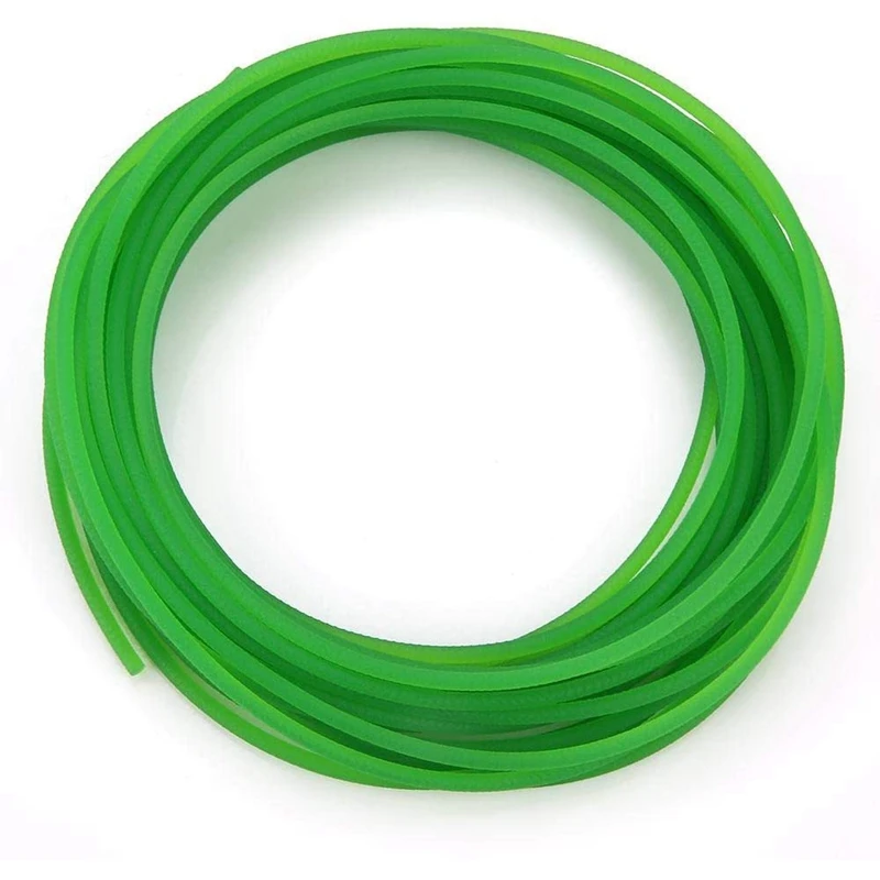 M10M высокопроизводительный полиуретановый круглый пояс зеленого цвета с грубой