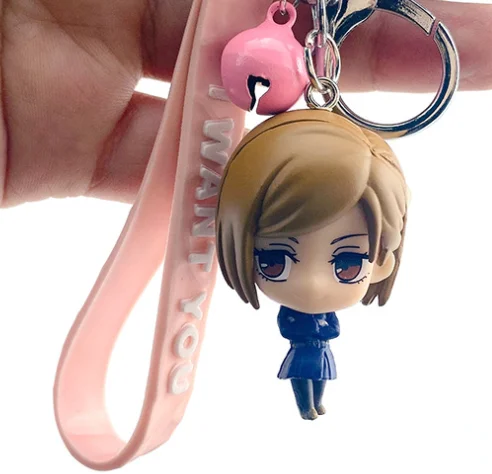 

5pcs/lot Jujutsu Kaisen Itadori Yuji Modle Q Version Capsule Claw Machine Anime Keychain Nobara Gojo Satoru Anime Figure Toy