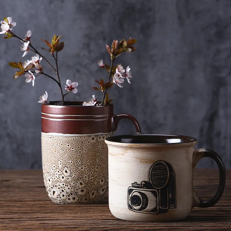 Чашка керамическая для мужчин и женщин оригинальная дома в японском корейском