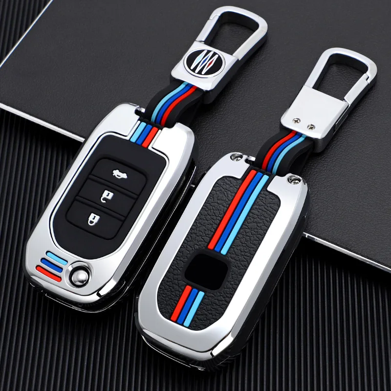 

Car Key Case Is Suitable For Honda Civic CR-V HR-V Accord Jade Crider Odyssey 2015 2016 2017 2018 Accessories