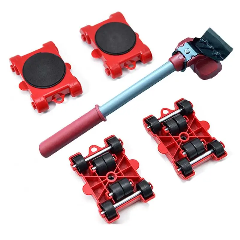 

2020 New Roller Bar Furniture Mover Tool Transport Lifter Heavy Stuffs Moving 4 Wheeled