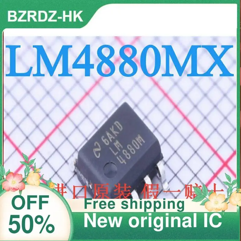 

2-5PCS/lot LM4880MX LM4880M LM4880 SOP8 New original IC