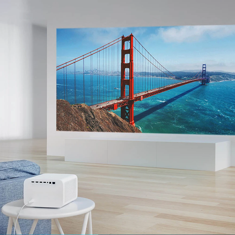 Проектор Xiaomi Mijia 2 Pro Smart Laser TV HD 1080P 0 47 дюйма DMD 1300 ANSI люменов ГБ + 16 40-200 дюймов