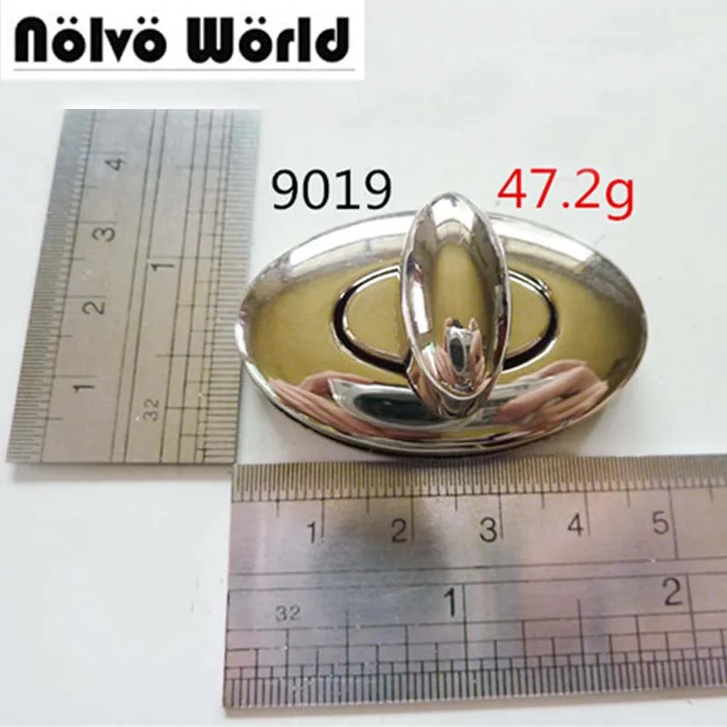 Изготовление дамских сумок 20 шт. аксессуары пряжка Овальный Поворотный замок