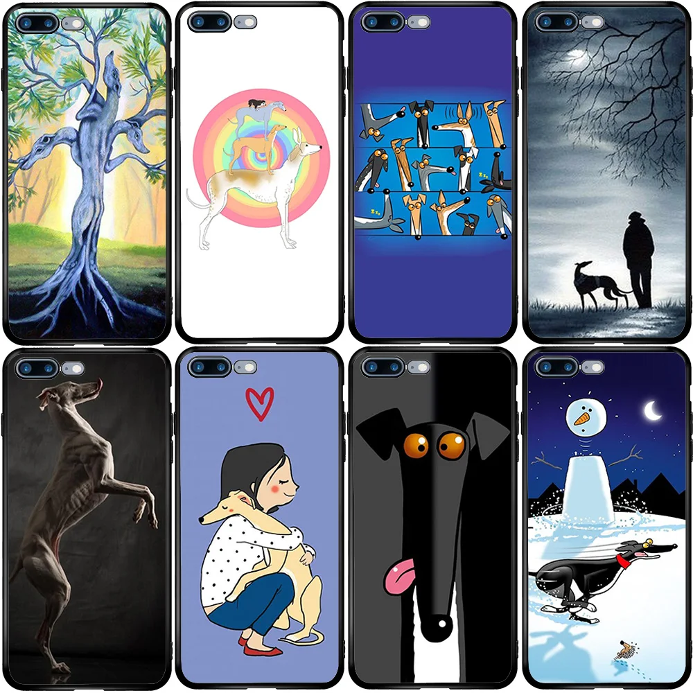 Чехол для Samsung Note 8 9 10 20 S6 S7 S8 S9 S10 S20 FE S10E S11E Lite Plus Ultra Edge Galgo Greyhound Dog | Мобильные