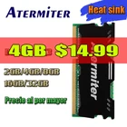 Оперативная память Atermiter для ноутбука, DDR3, DDR4, 8 ГБ, 4 ГБ, 16 ГБ, 1600, 2400, 2666, 2133, 204pin, Sodimm