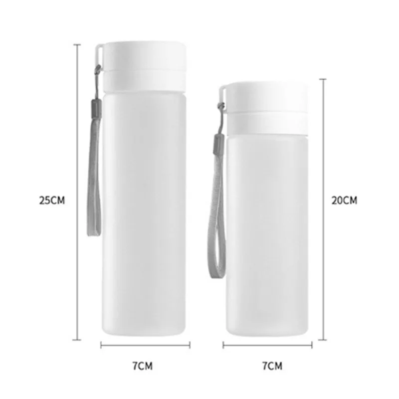 

600/800ML Large Capacity Sports Water Cup Men Women Summer Outdoor Portable Plastic Water Bottle Coffee Juice Cup Water Bottle