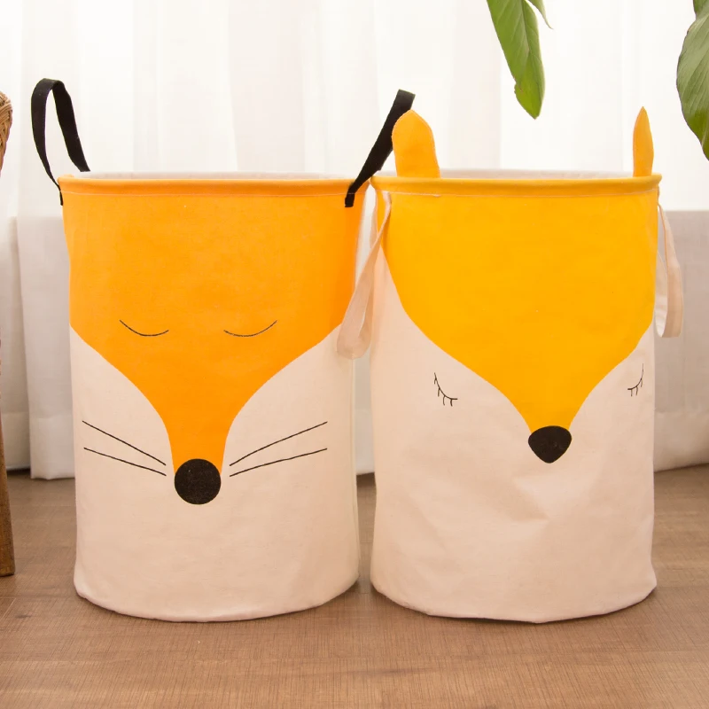 

Large Storage Toy Washing Dirty Clothes Sundries Box Organizer Bin Foldable Waterproof Cotton Large Size