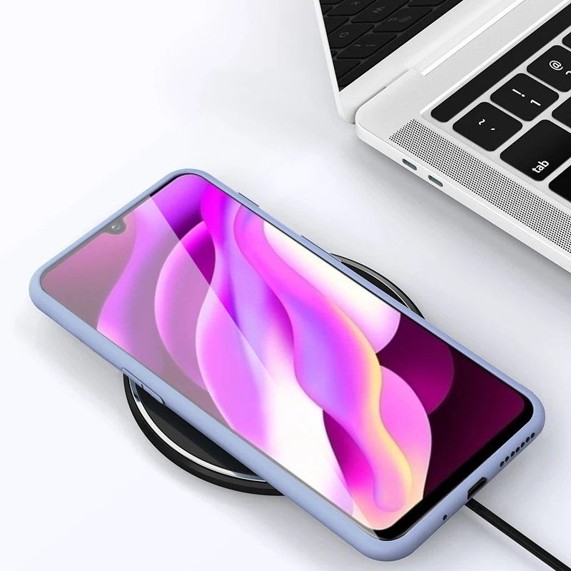 Teppka для Oneplus 7T Pro Чехол телефона жидкий силиконовый чехол мягкий ТПУ детский